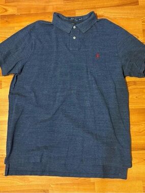 Polo by Ralph Lauren Navy Heather Short-Sleeve Polo